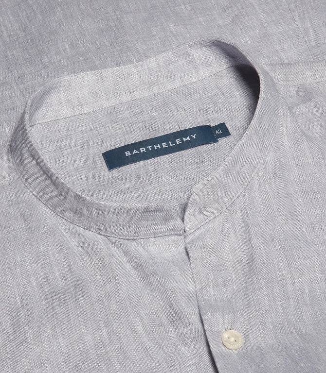 Mirage Linen Shirt Grey - Barthelemy