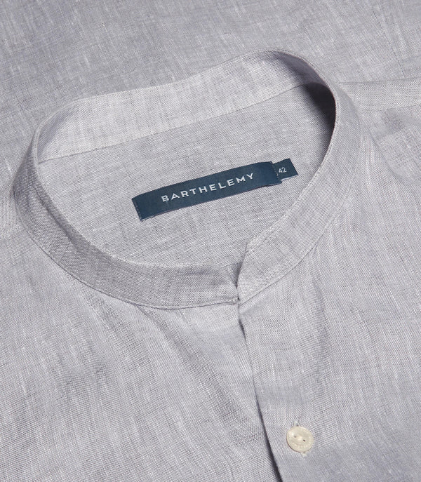 Mirage Linen Shirt Grey - Barthelemy