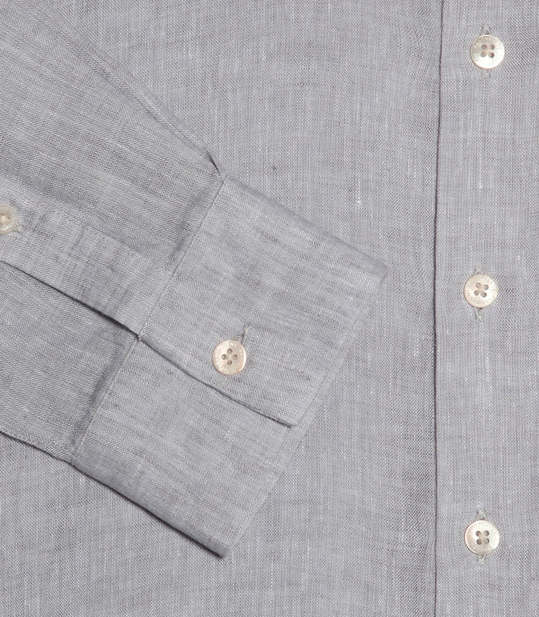 Mirage Linen Shirt Grey - Barthelemy
