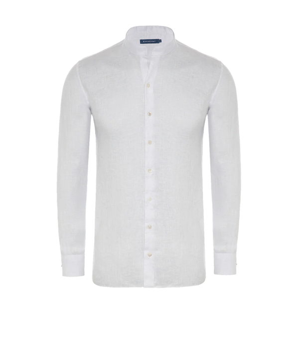 Mirage Linen Shirt White - Barthelemy