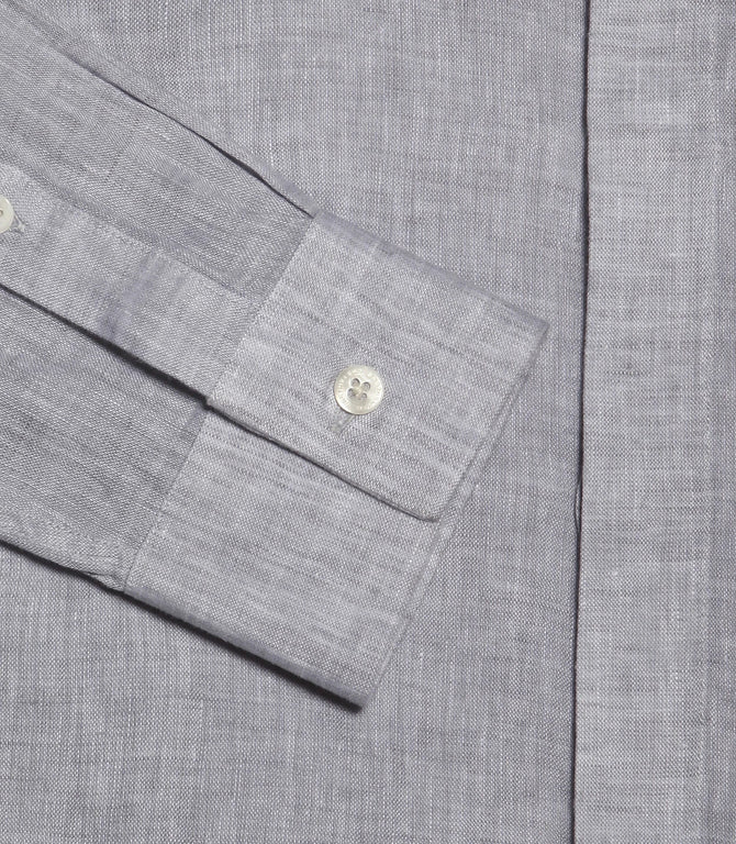 Solstice Linen Shirt Grey - Barthelemy