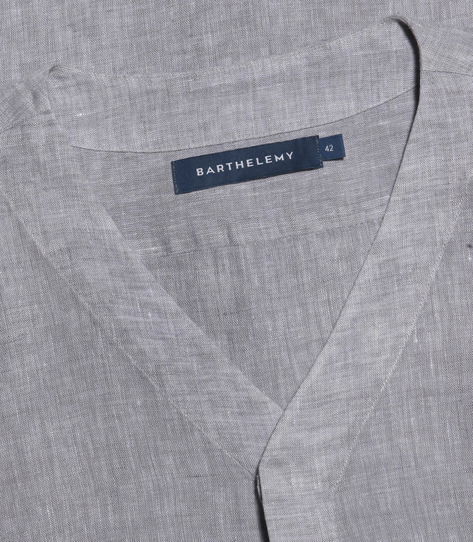 Solstice Linen Shirt Grey - Barthelemy