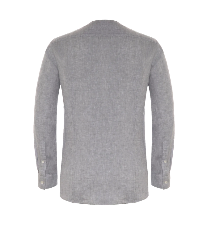 Solstice Linen Shirt Grey - Barthelemy