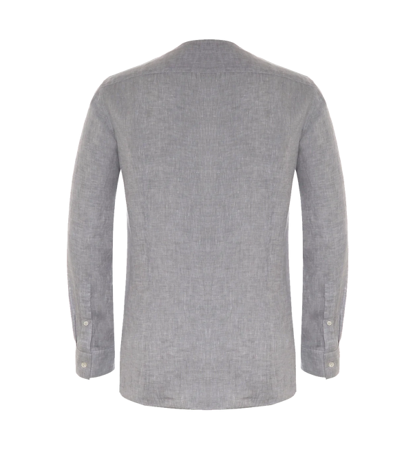Solstice Linen Shirt Grey - Barthelemy