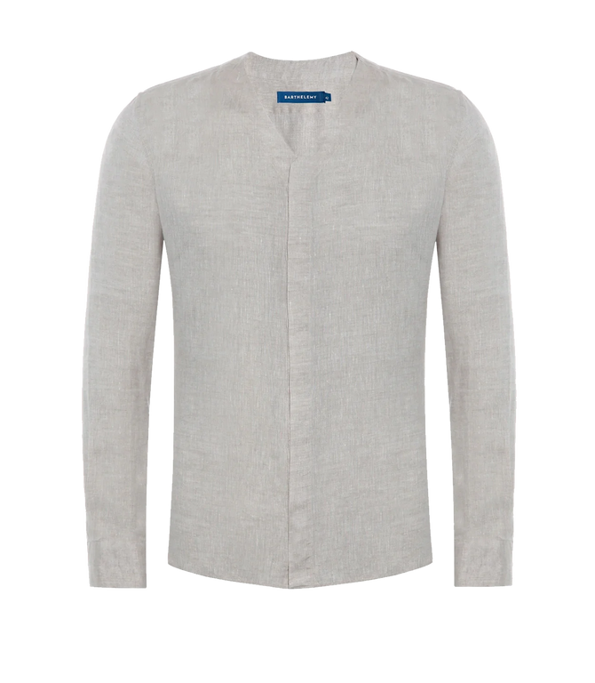 Solstice Linen Shirt Natural - Barthelemy