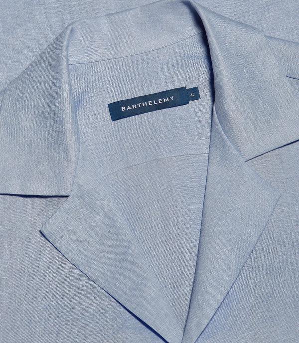 Voyage Linen Shirt Candy Blue - Barthelemy