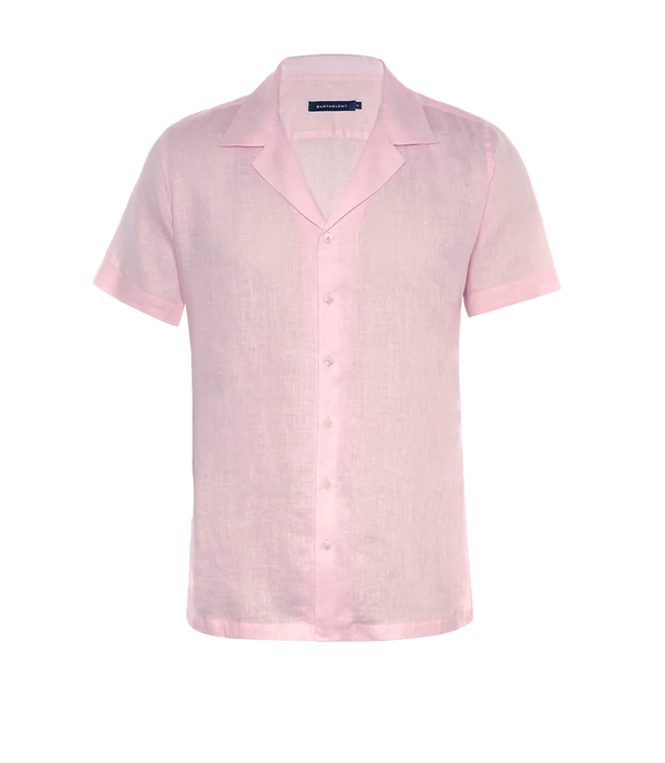 Voyage Linen Shirt Candy Pink - Barthelemy
