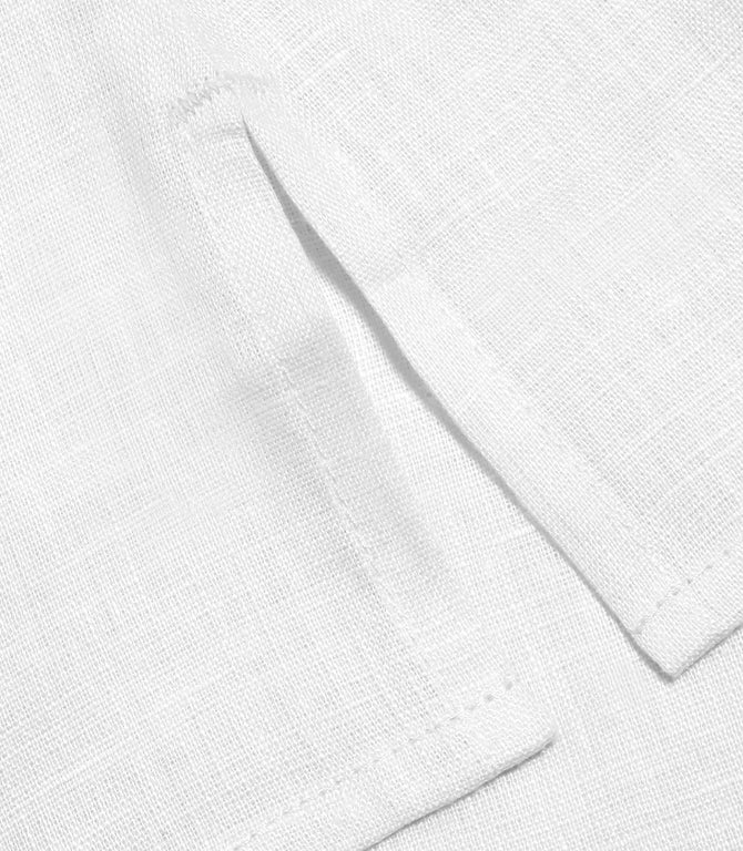 Voyage Linen Shirt White - Barthelemy