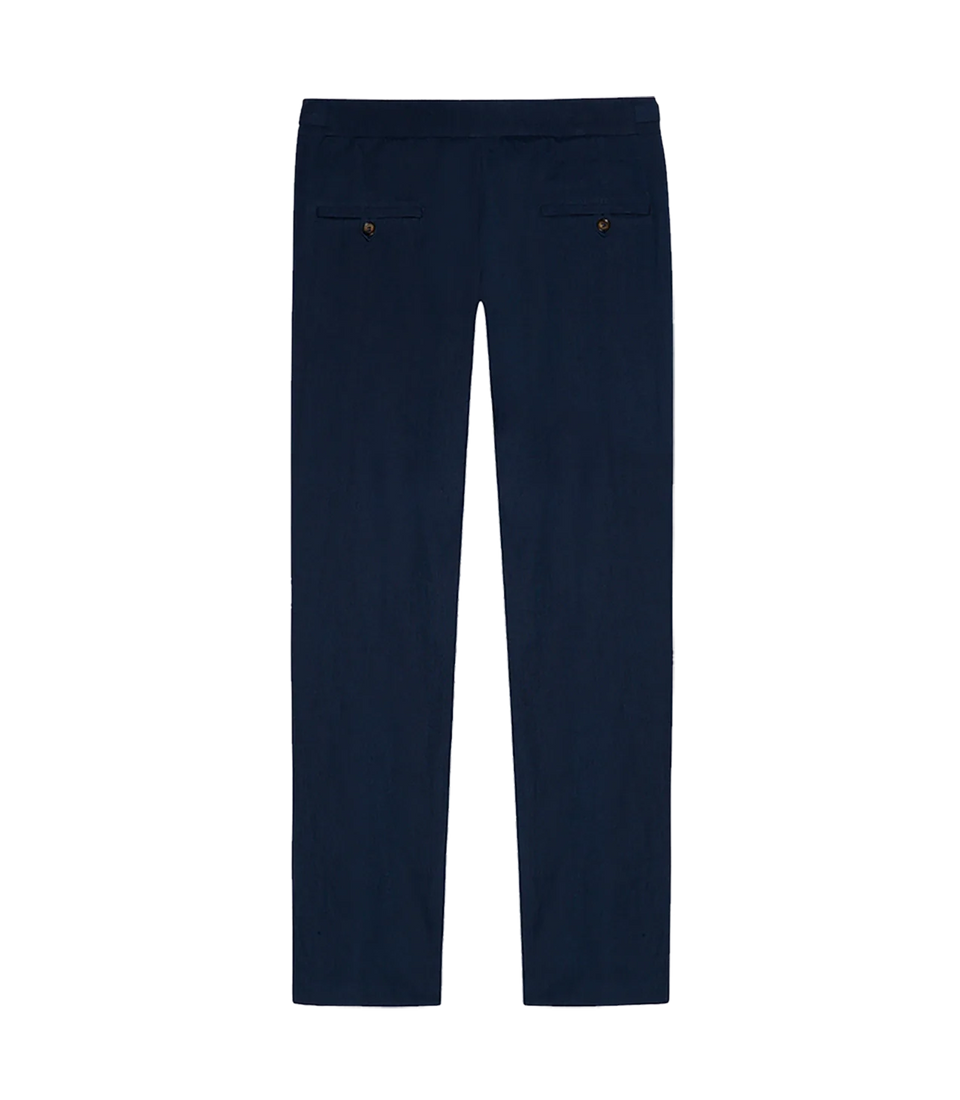 Cayes Linen Storm Blue - Barthelemy