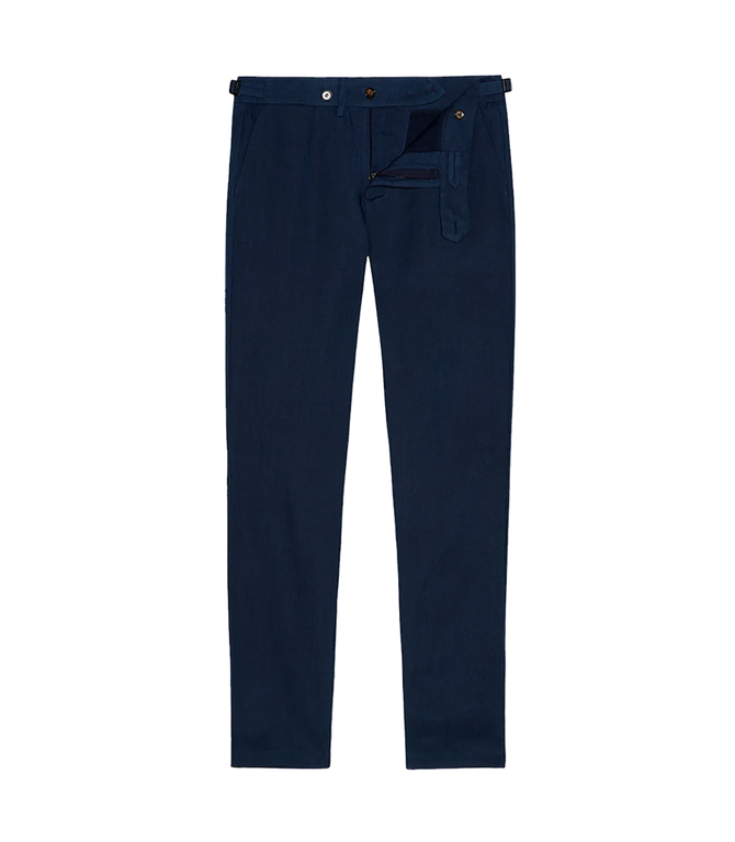 Cayes Linen Storm Blue - Barthelemy