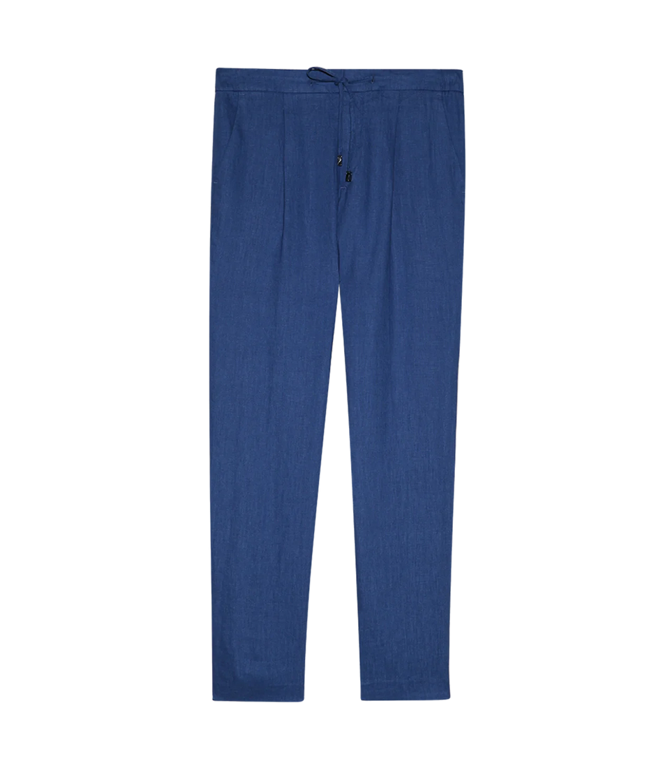 Corossol Linen Medium Blue - Barthelemy