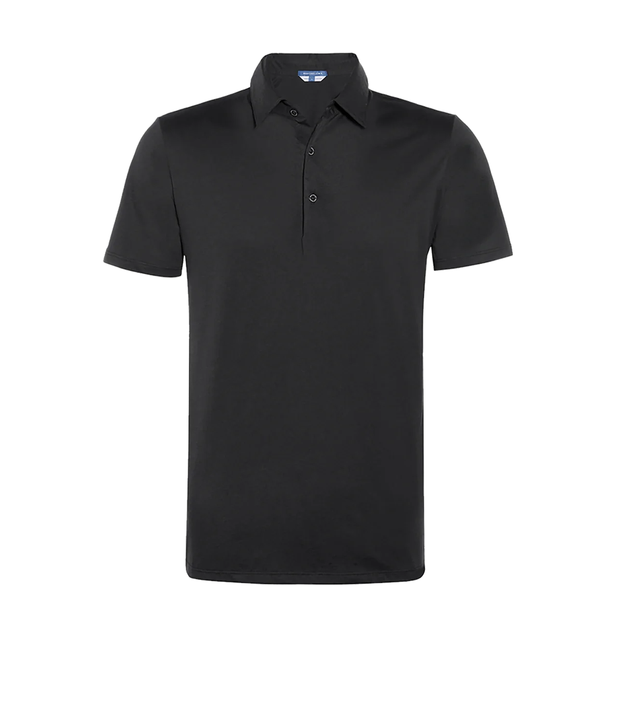 Polo Pima Cotton Black - Barthelemy