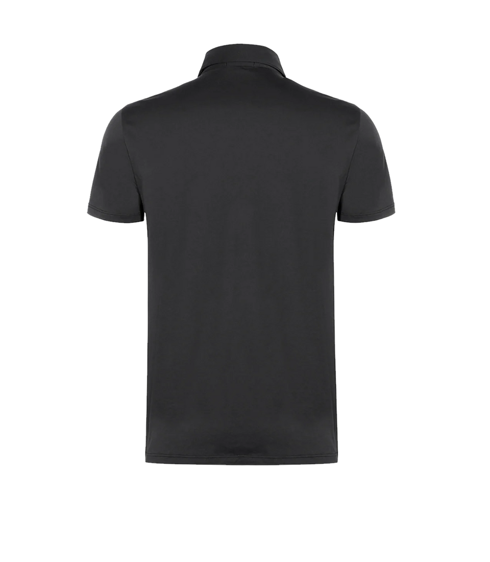 Polo Pima Cotton Black - Barthelemy