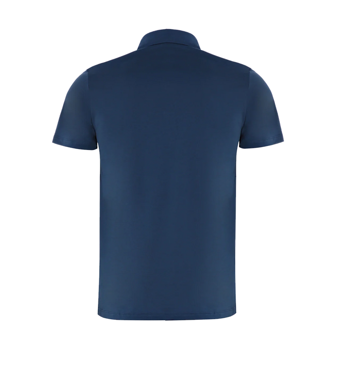 Polo Pima Cotton Blue - Barthelemy