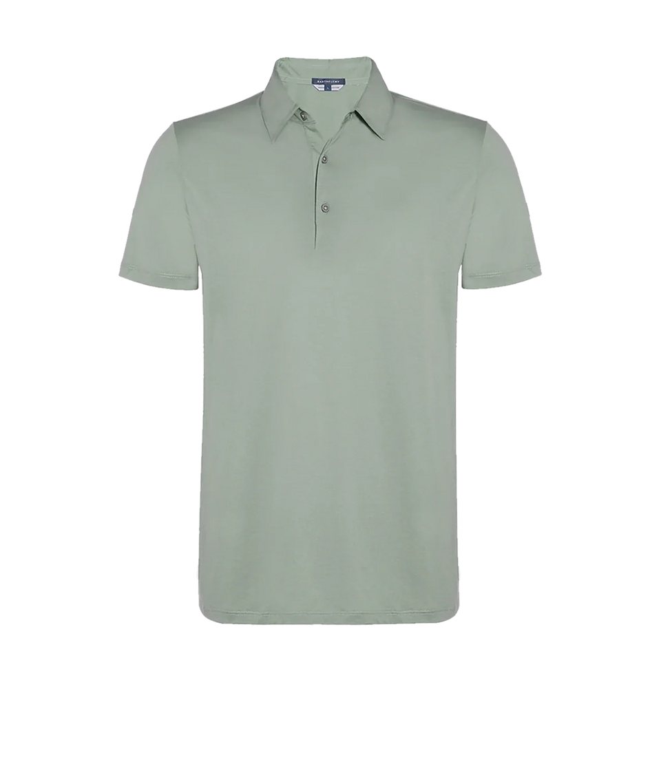 Polo Pima Cotton Green - Barthelemy