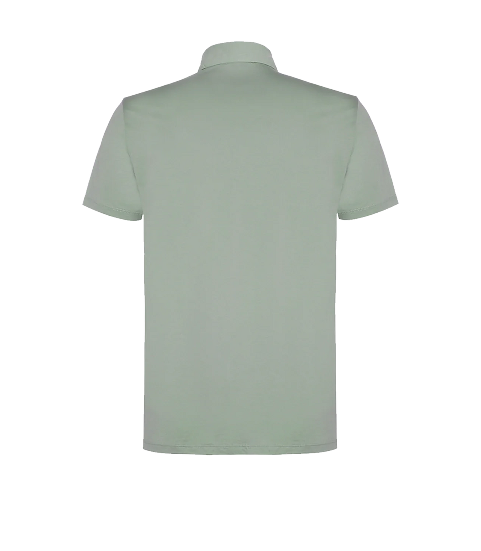 Polo Pima Cotton Green - Barthelemy