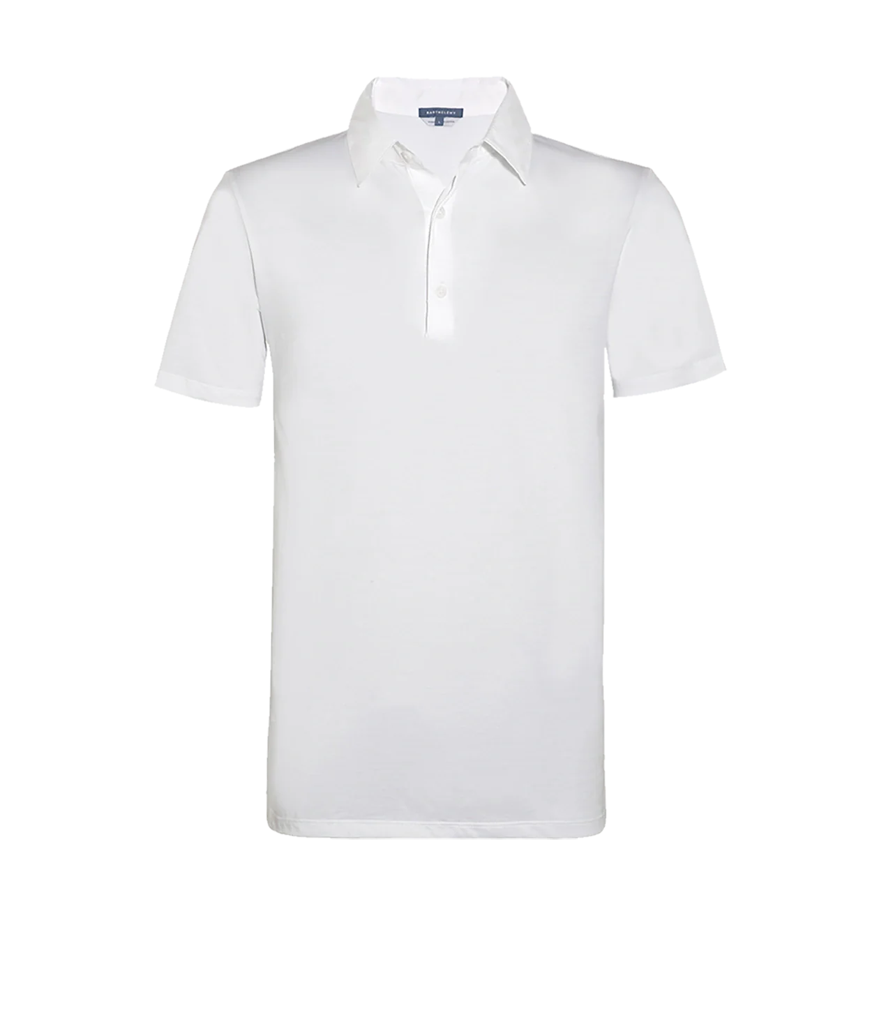 Polo Pima Cotton White - Barthelemy