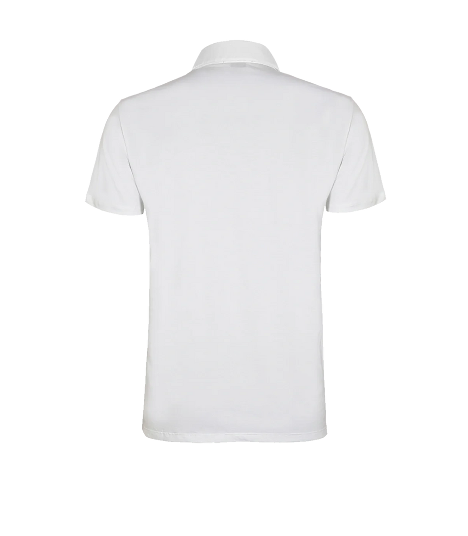 Polo Pima Cotton White - Barthelemy