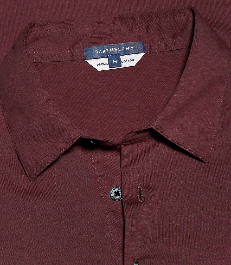 Polo Pima Cotton Wine - Barthelemy