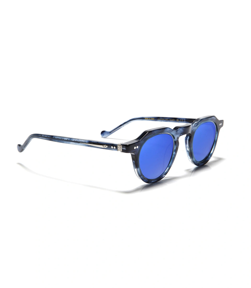 Big No Rim Barthelemy Tortoise / Navy