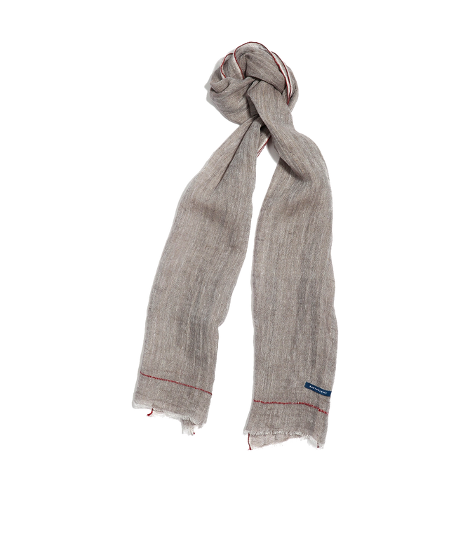 Brise Linen Scarf Capuccino