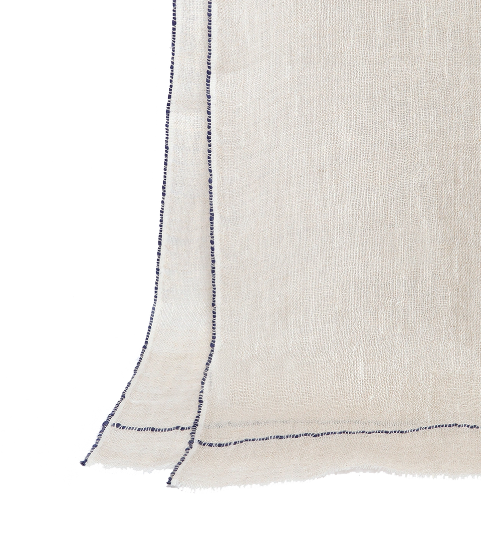 Brise Linen Scarf Ivory