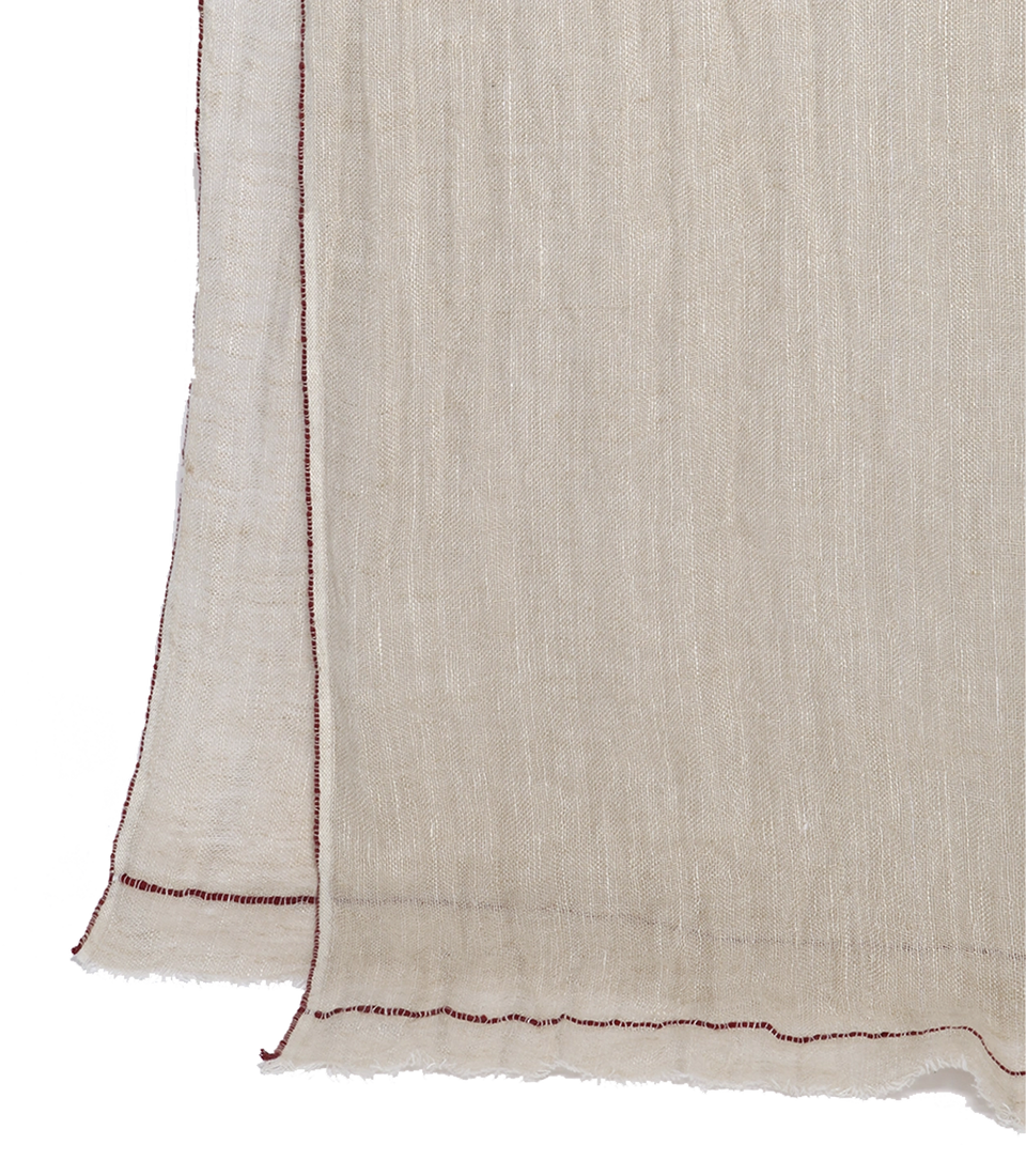 Brise Linen Scarf Ivory