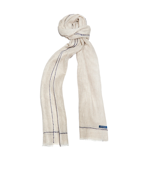 Brise Linen Scarf Ivory