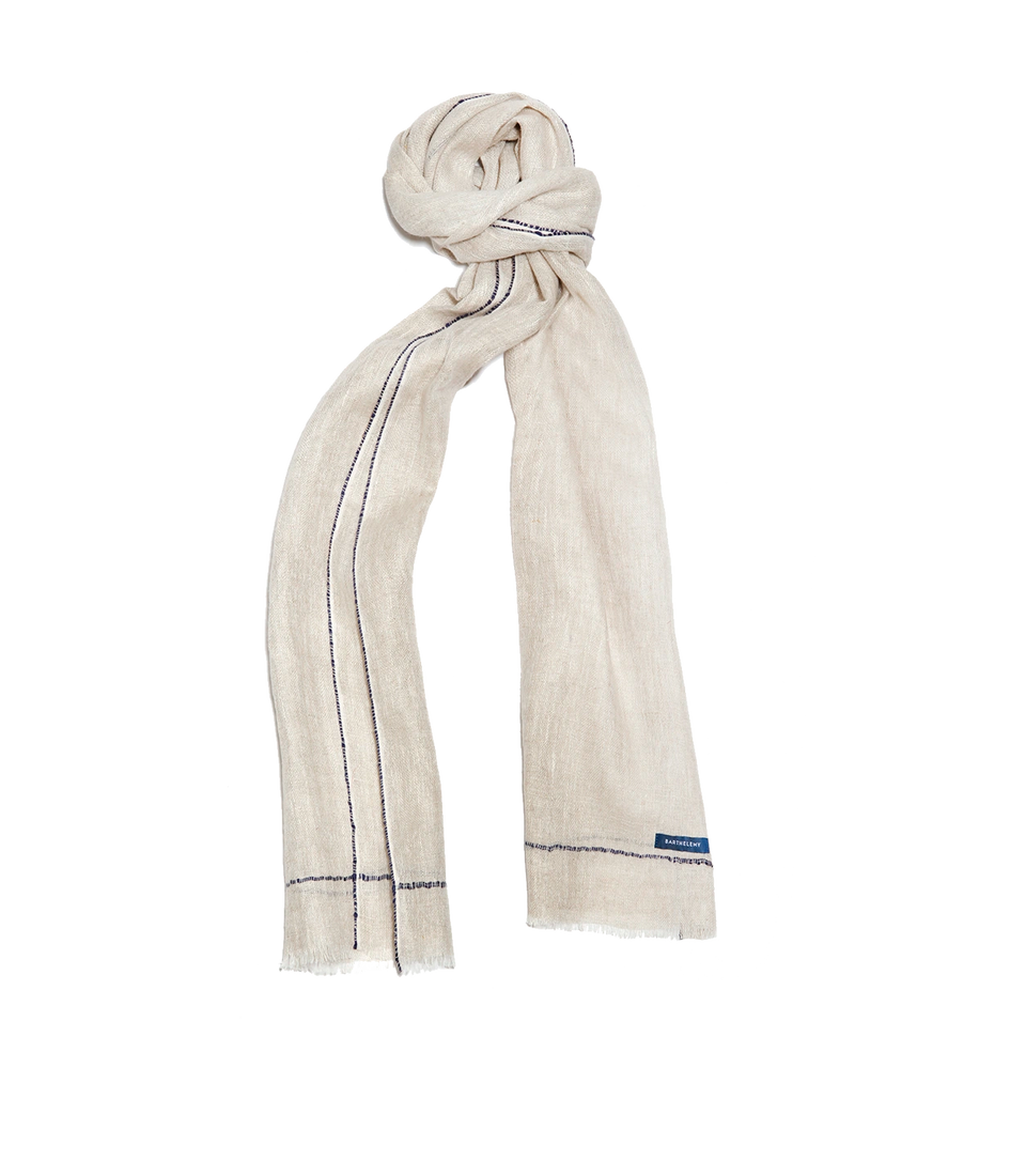 Brise Linen Scarf Ivory