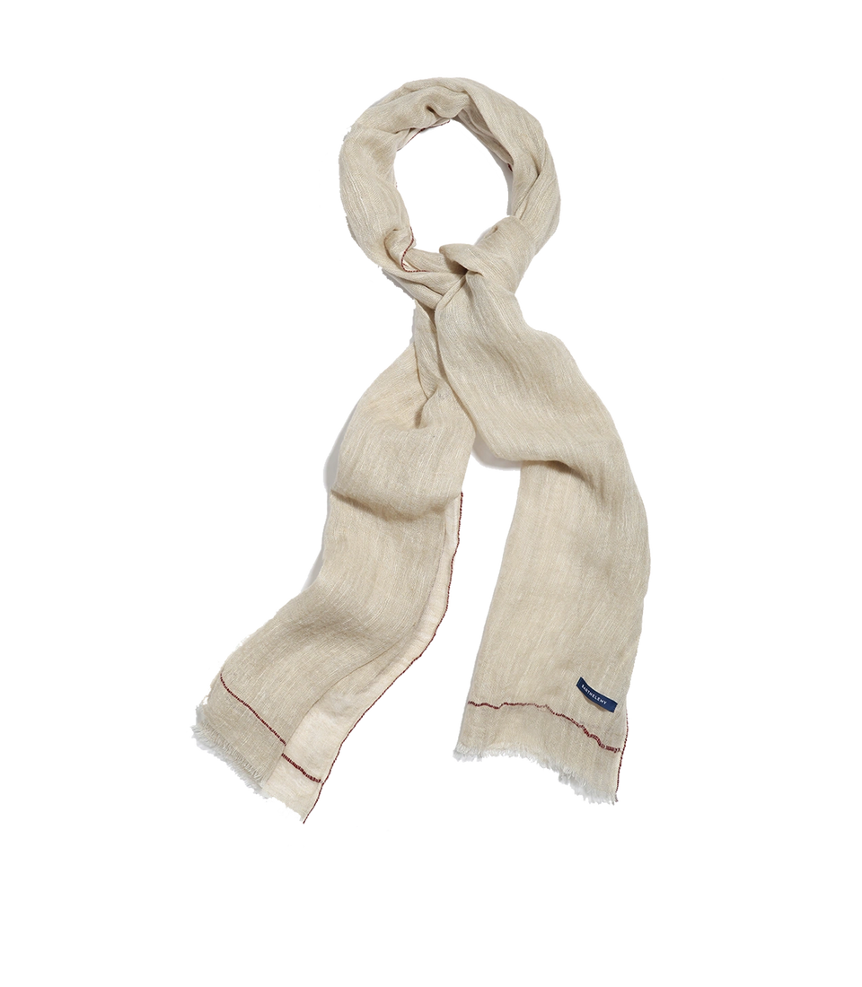 Brise Linen Scarf Ivory