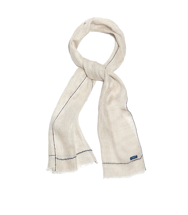 Brise Linen Scarf Ivory