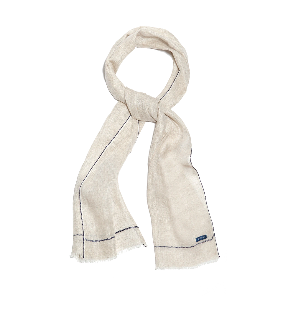 Brise Linen Scarf Ivory