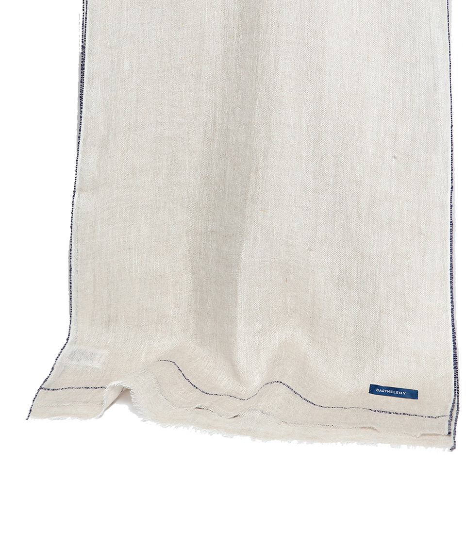 Brise Linen Scarf Ivory