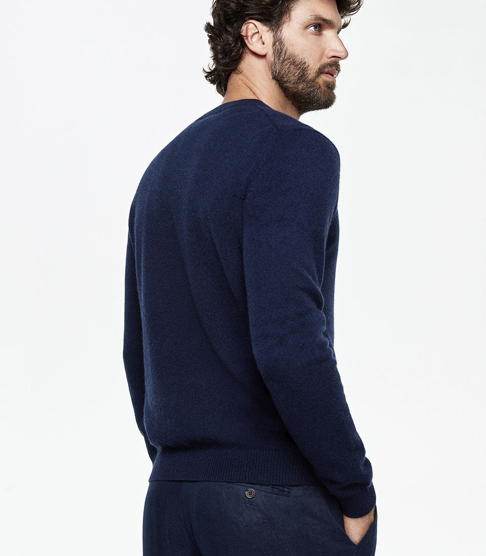 Vitet Cashmere Navy - Barthelemy