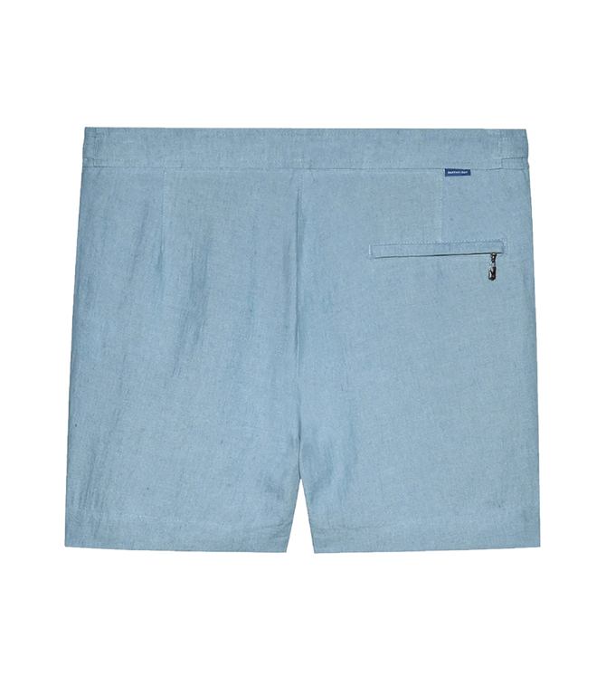 Lorient Linen Capri Blue - Barthelemy