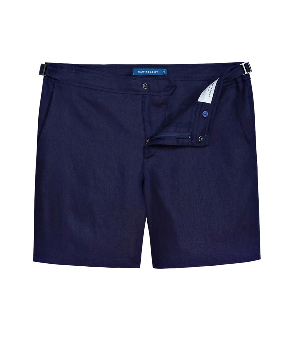 Lorient Linen Navy - Barthelemy