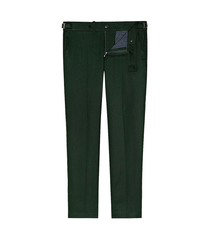 Cayes Linen Pants II Emerald Green