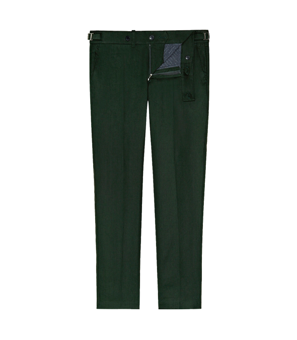 Cayes Linen Pants II Emerald Green