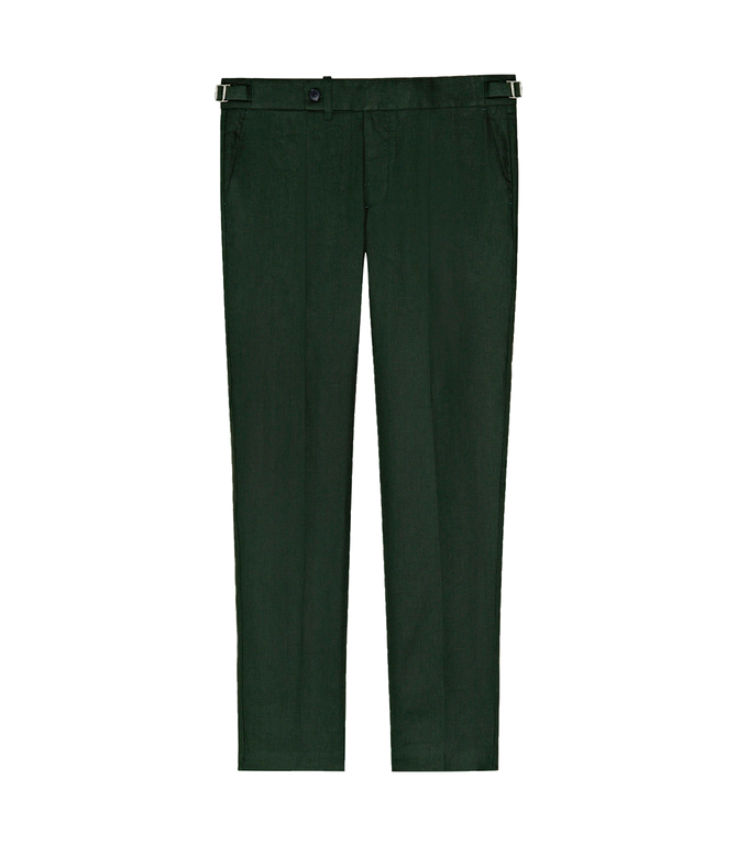 Cayes Linen Pants II Emerald Green