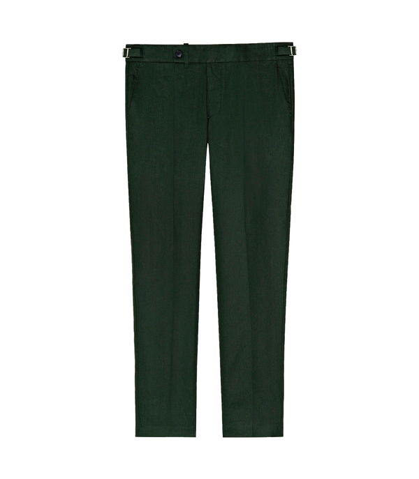 Cayes Linen Pants II Emerald Green