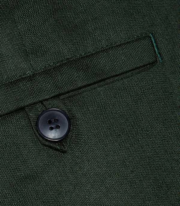 Cayes Linen Pants II Emerald Green