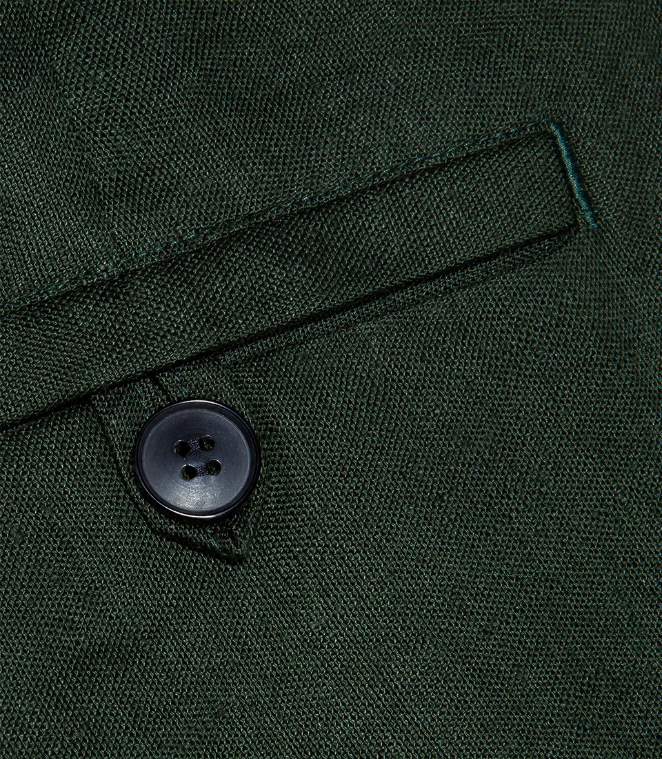 Cayes Linen Pants II Emerald Green