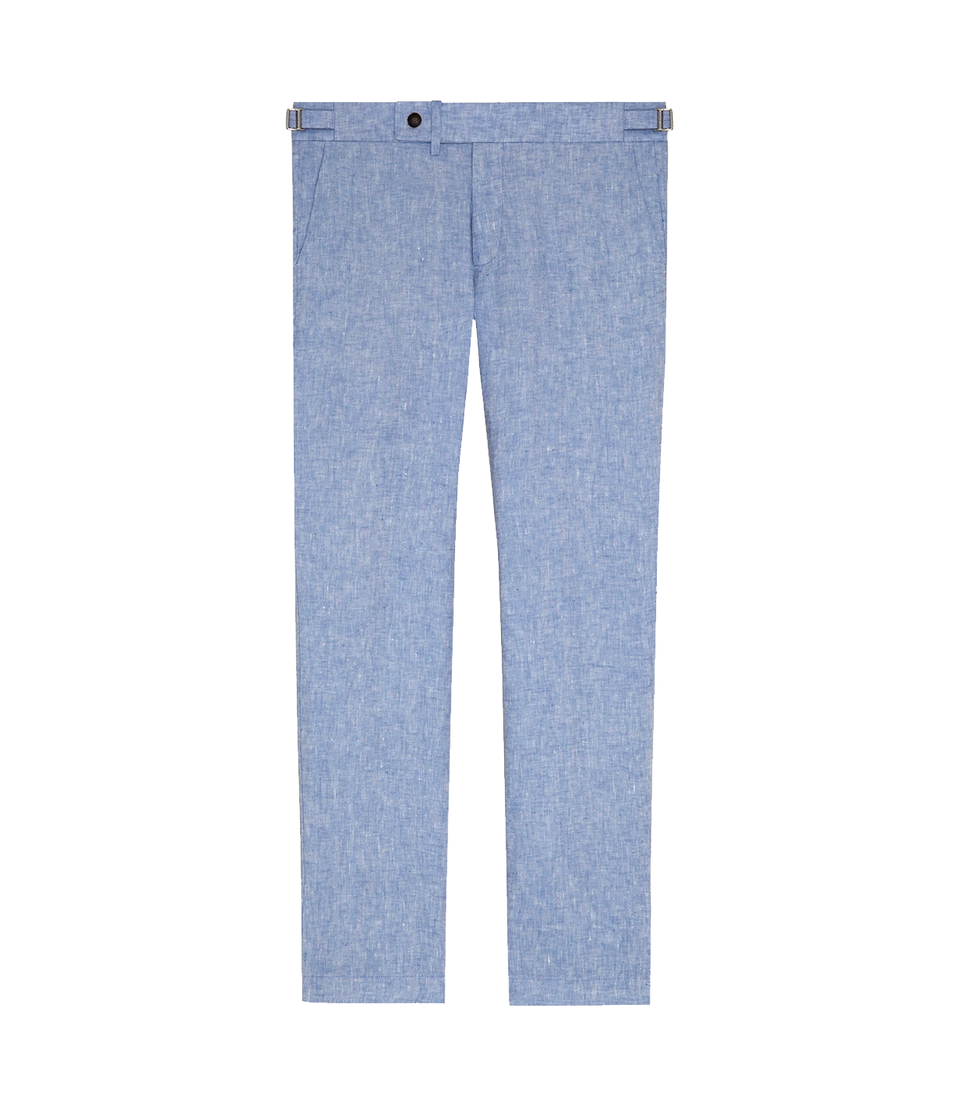 Cayes Linen Pants II Soft Blue