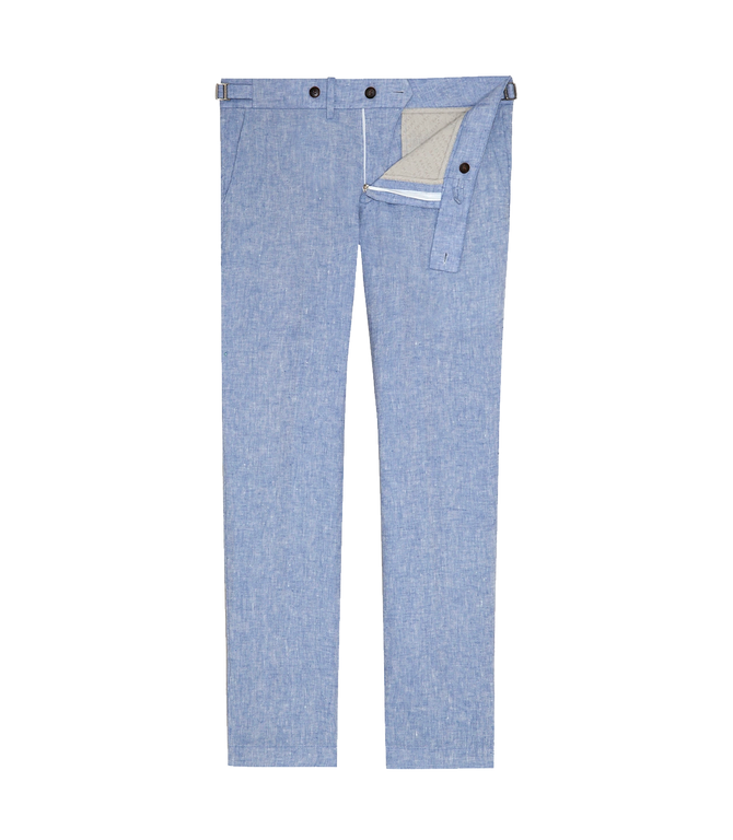 Cayes Linen Pants II Soft Blue