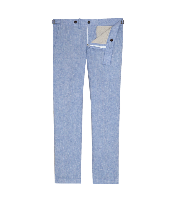 Cayes Linen Pants II Soft Blue