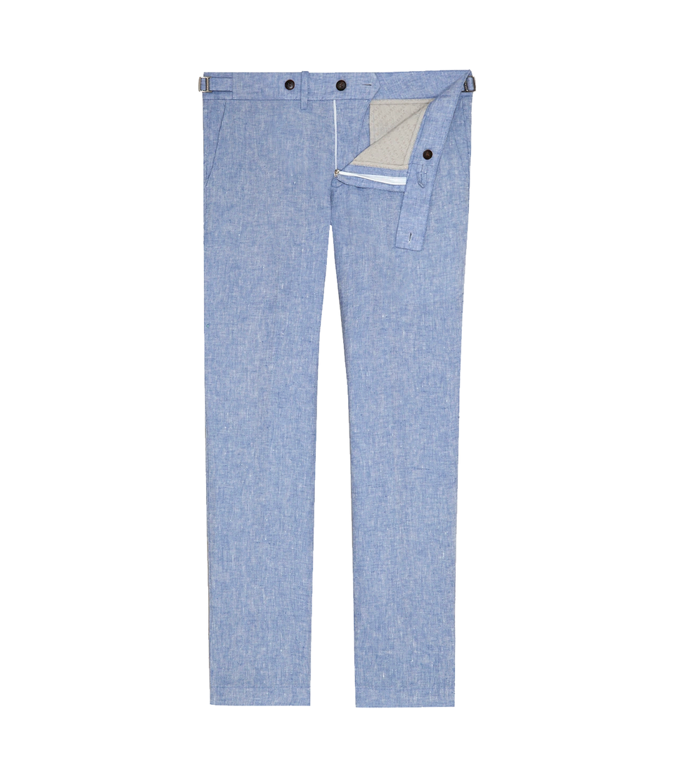 Cayes Linen Pants II Soft Blue