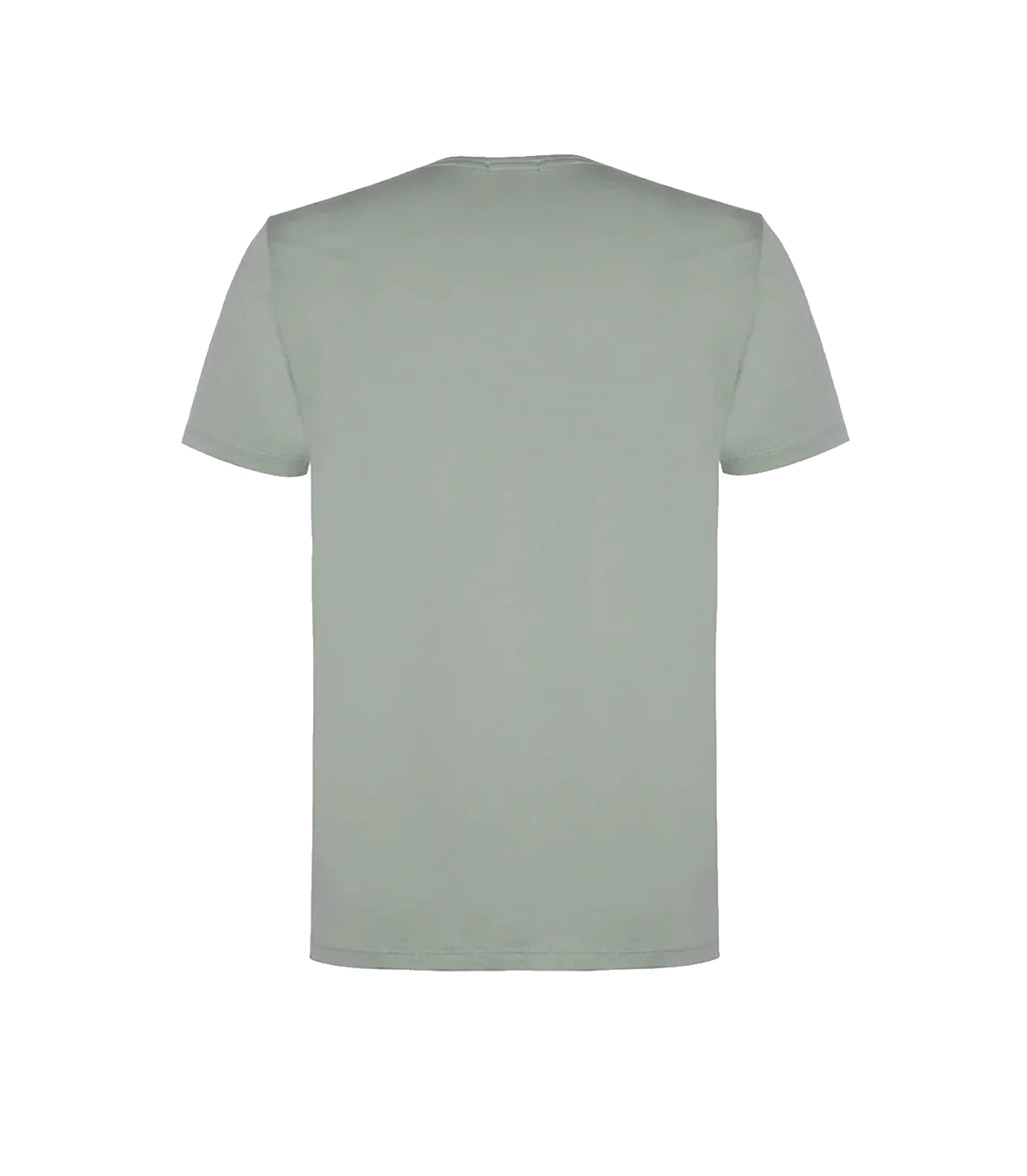 Crew Neck T-Shirt Pima Green - Barthelemy