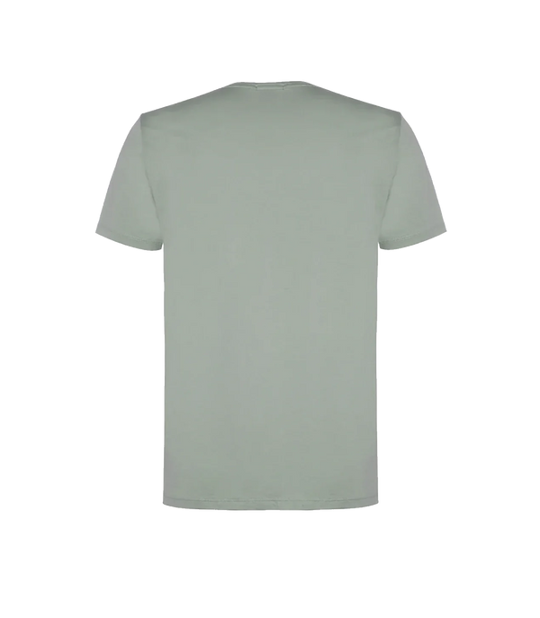 Crew Neck T-Shirt Pima Green - Barthelemy