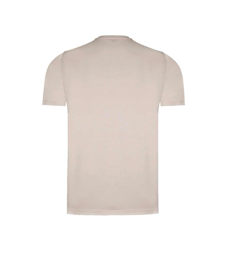 Crew Neck T-Shirt Pima Oatmeal Beige