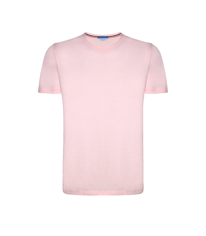 Crew Neck T-Shirt Pima Rose Quartz